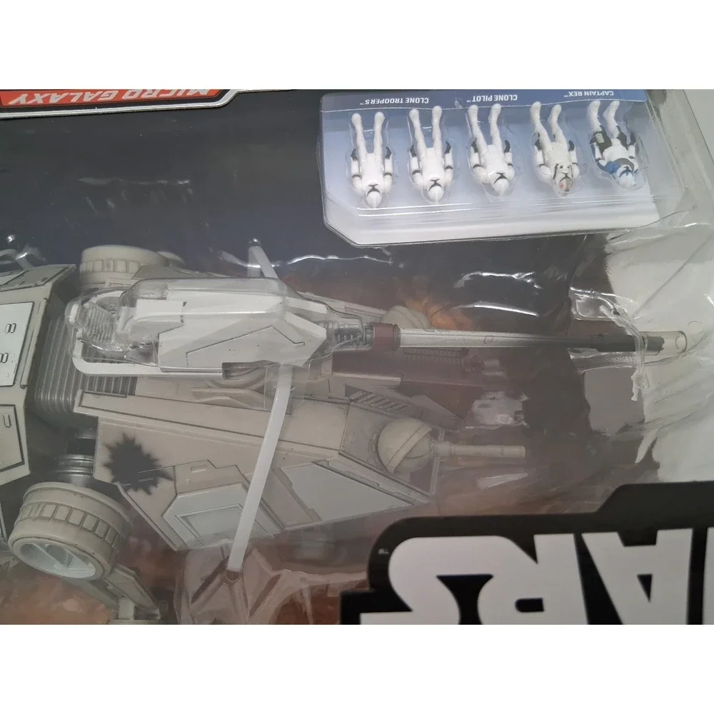 S01 #0130 Star Wars Micro Galaxy Squadron AT-TE Walker with Speeder